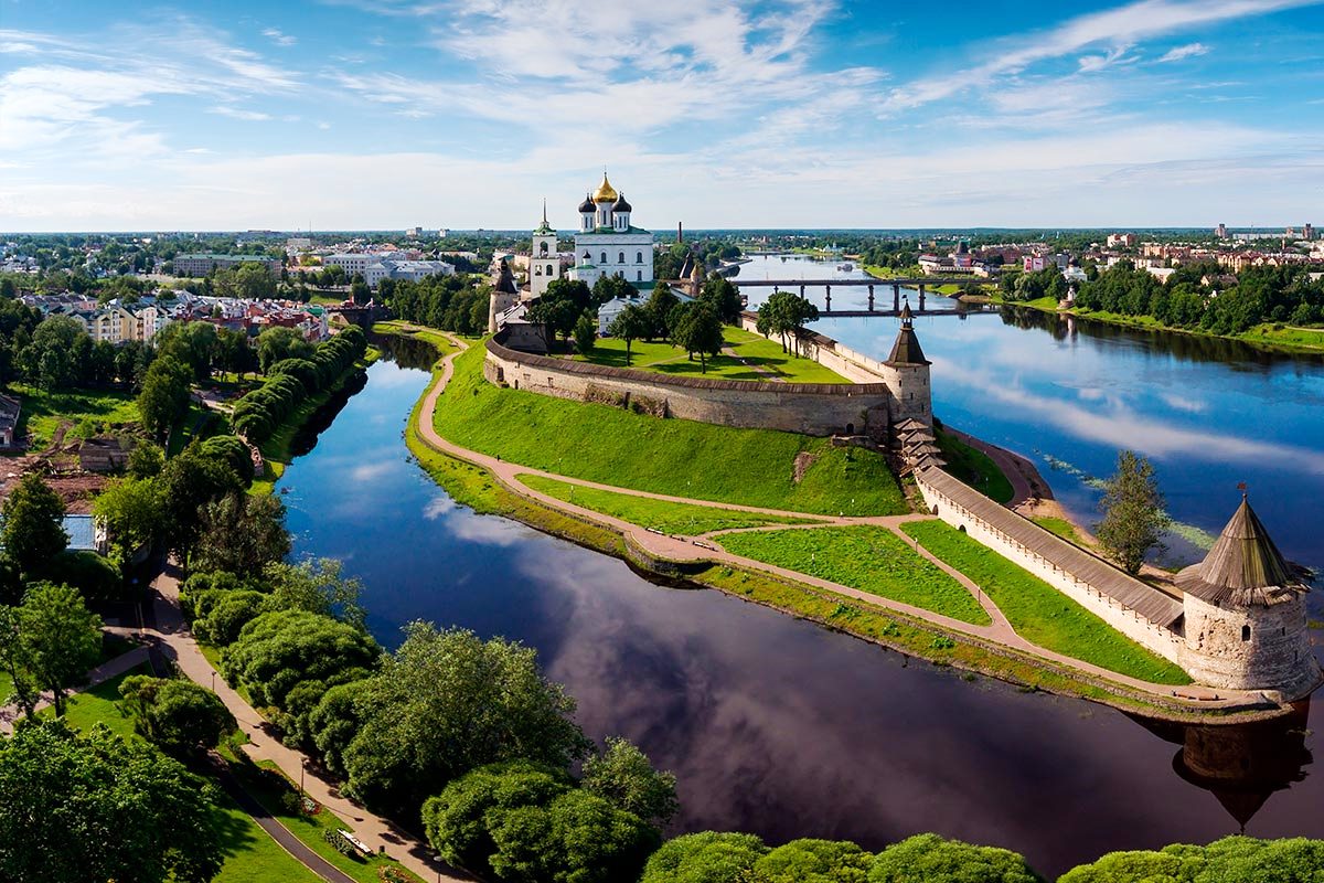 Город Псков Золотое кольцо России